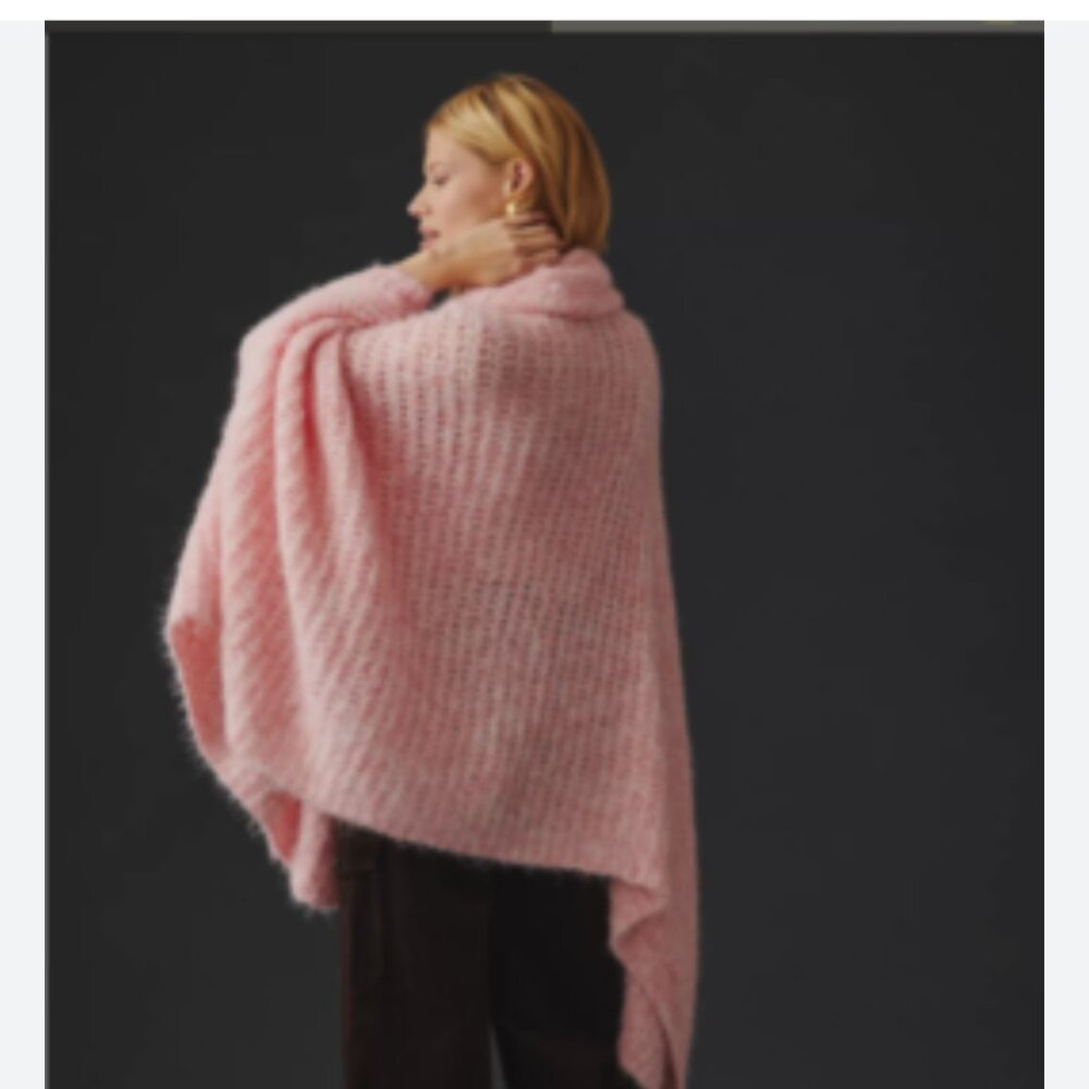 Anthropologie Funnel Neck Poncho